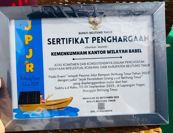 pengahrgaan beltim 3