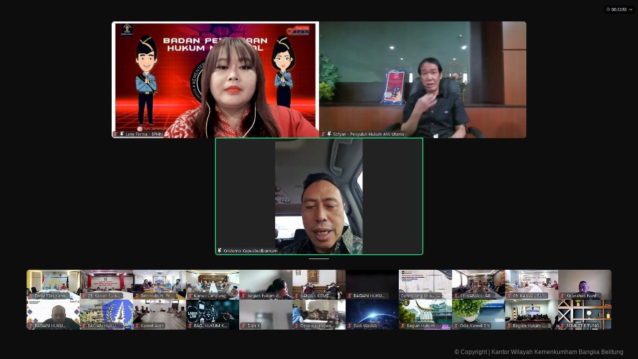 Rakor Penilaian Desa Sadar Hukum 4