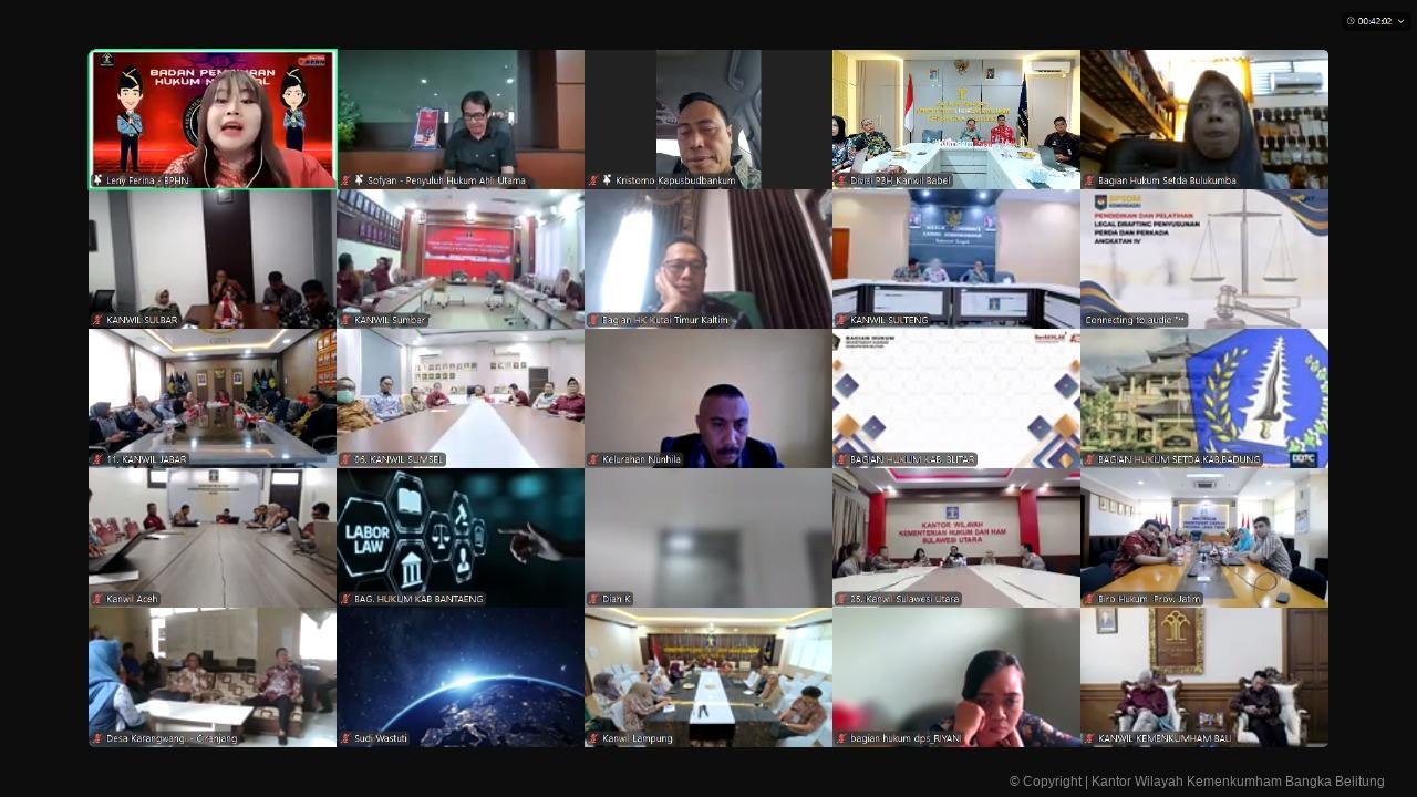 Rakor Penilaian Desa Sadar Hukum 5