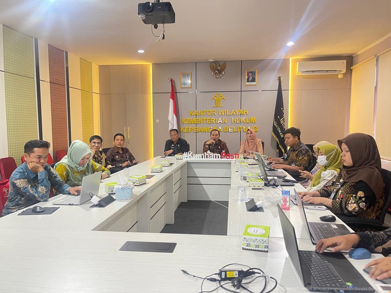 Kadiv P3H Pimpin Rapat Penentuan Objek Analisis Implementasi Dan Evaluasi Kebijakan Di Wilayah Tahun 2025