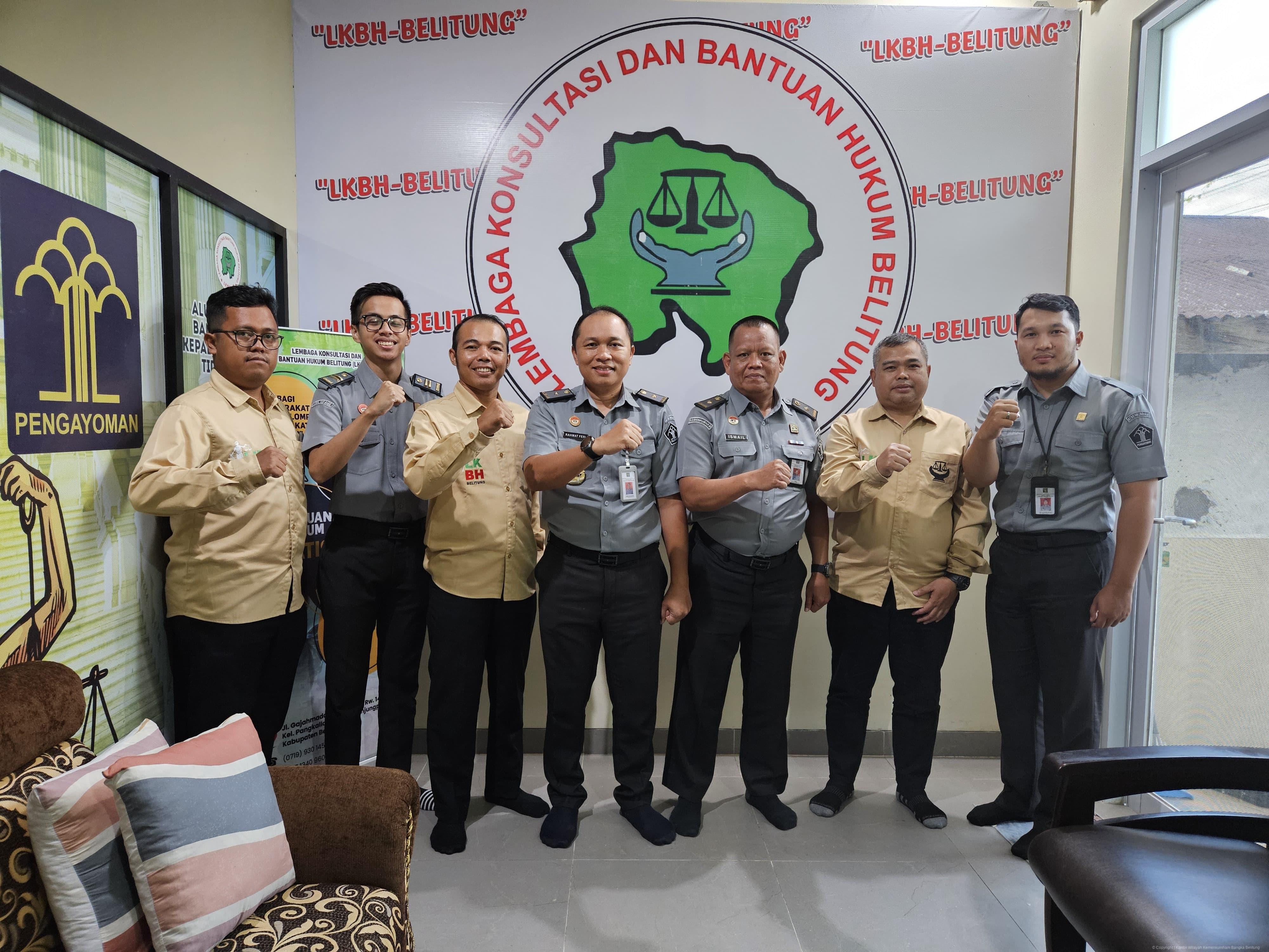 Pertajam Kajian, Kanwil Kemenkum Babel Lakukan Pengumpulan Data Analisis Implementasi Kebijakan Atas Permenkumham No. 4 Th 2021 di Kab. Belitung