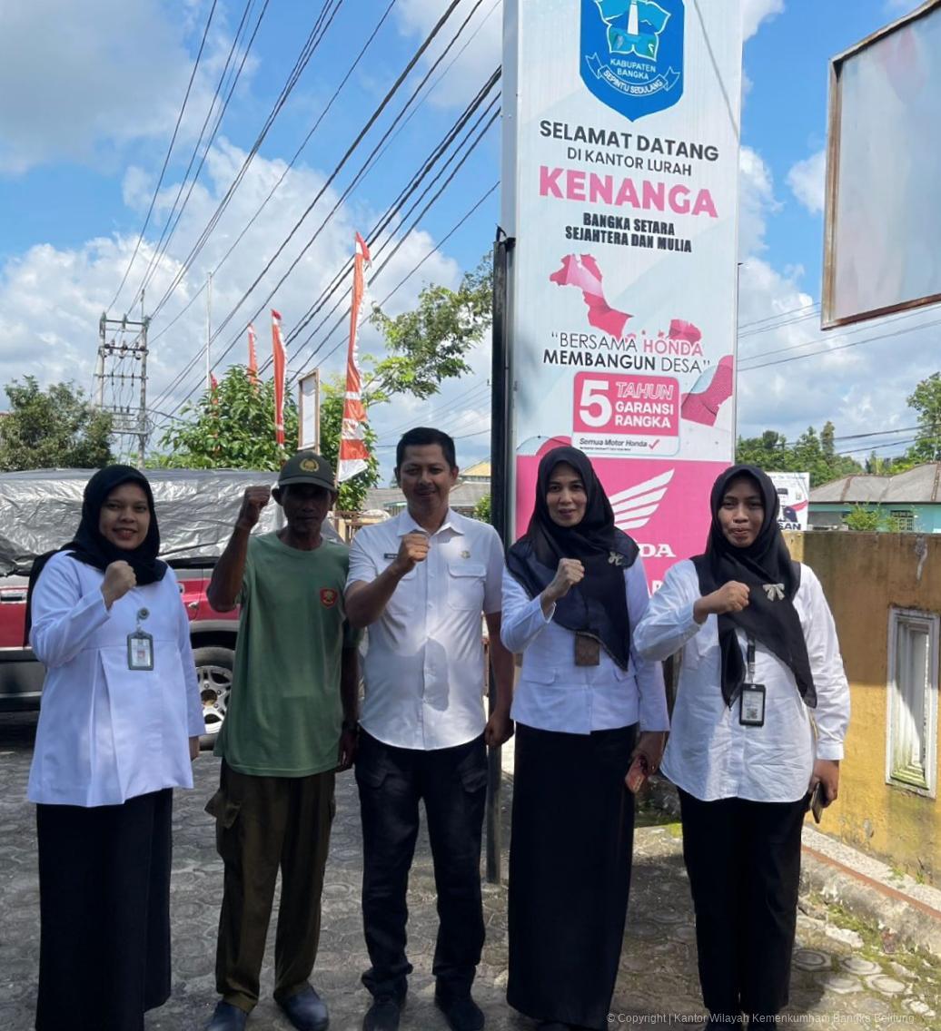 Kanwil Kemenkum Babel Lakukan Pengumpulan Data Evaluasi Kebijakan Bantuan Hukum Ke Kelurahan Kenanga dan Lapas Kelas IIB Sungailiat