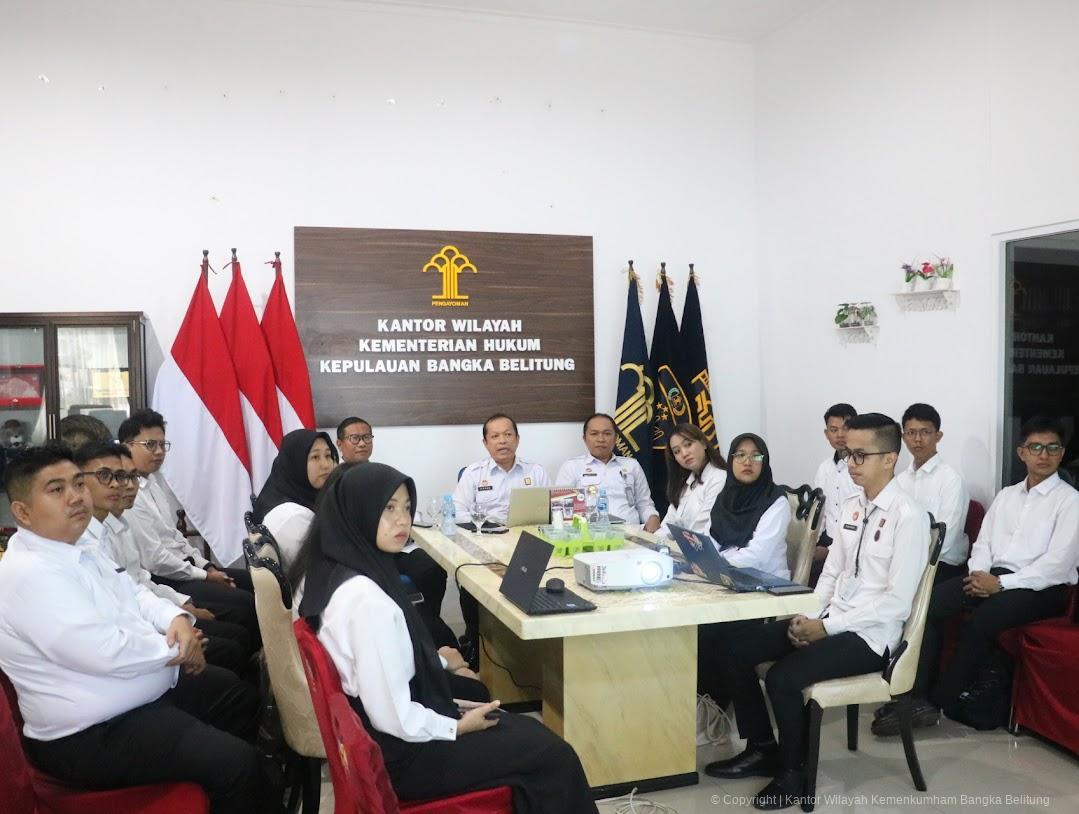 Sebanyak 13 CPNS Kanwil Kemenkum Babel Ikuti Orientasi