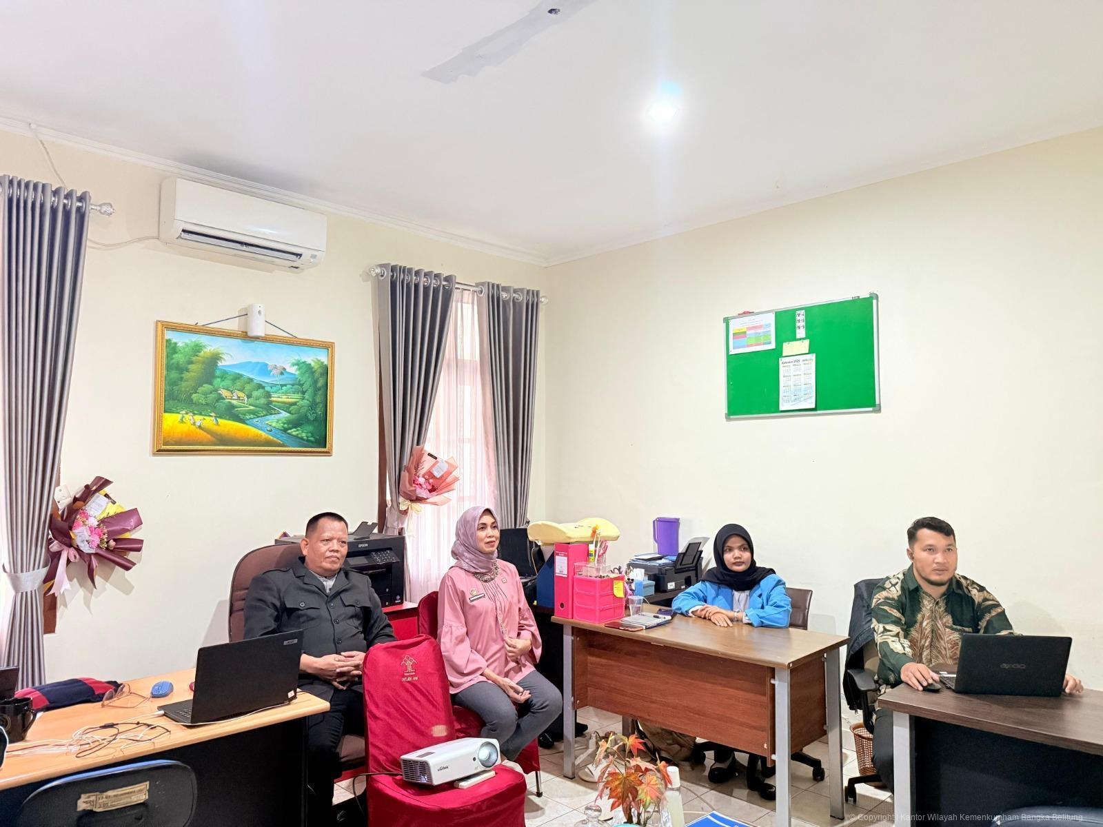 Kanwil Kemenkum Babel Ikuti Diskusi Strategi Kebijakan Yang Membahas Paralegal dalam Pemberian Bantuan Hukum