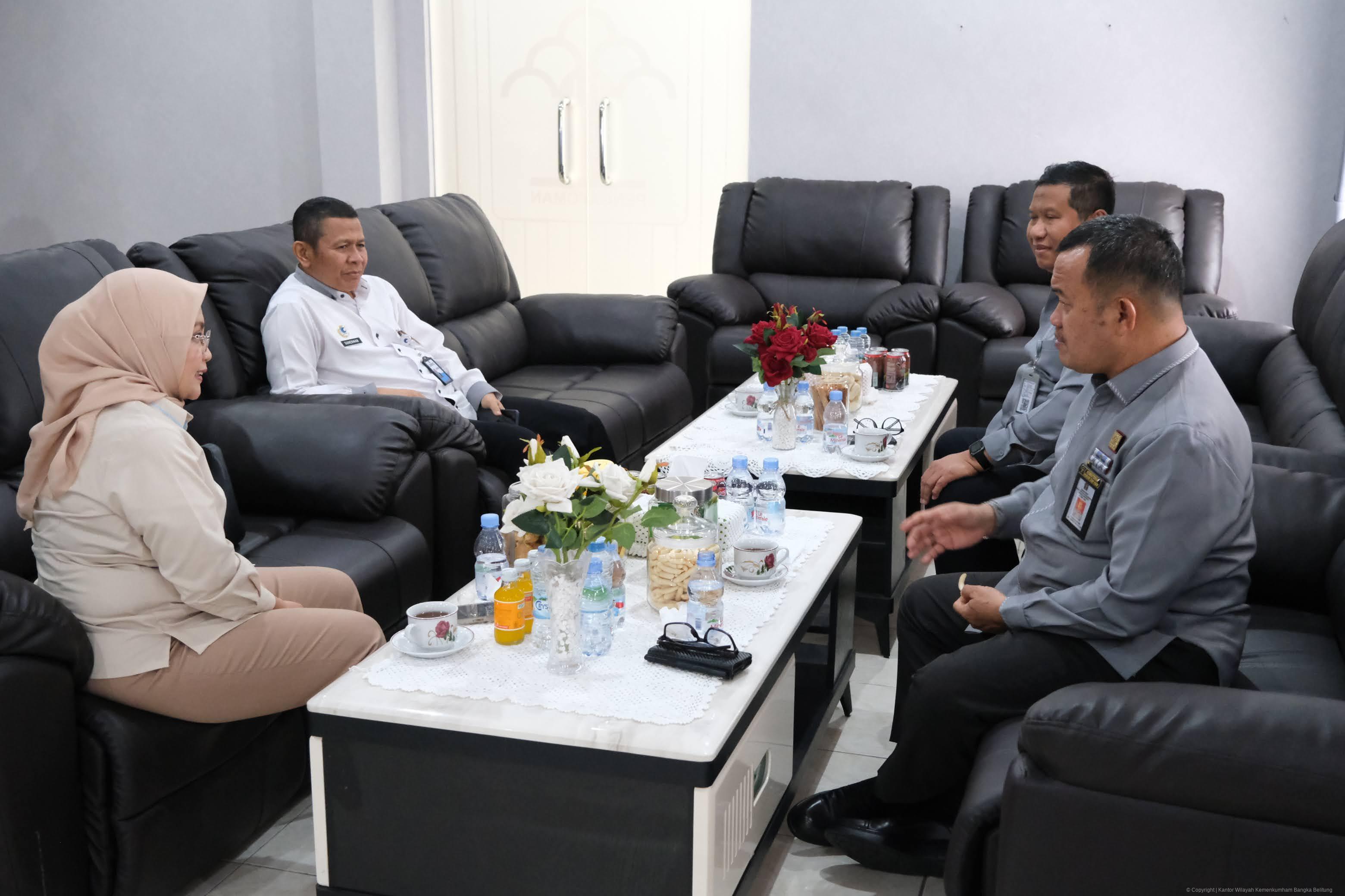 Kanwil Kemenkum Babel Terima Audiensi Direktur Kepatuhan HAM, Masyarakat, Komunitas, dan Pelaku Usaha
