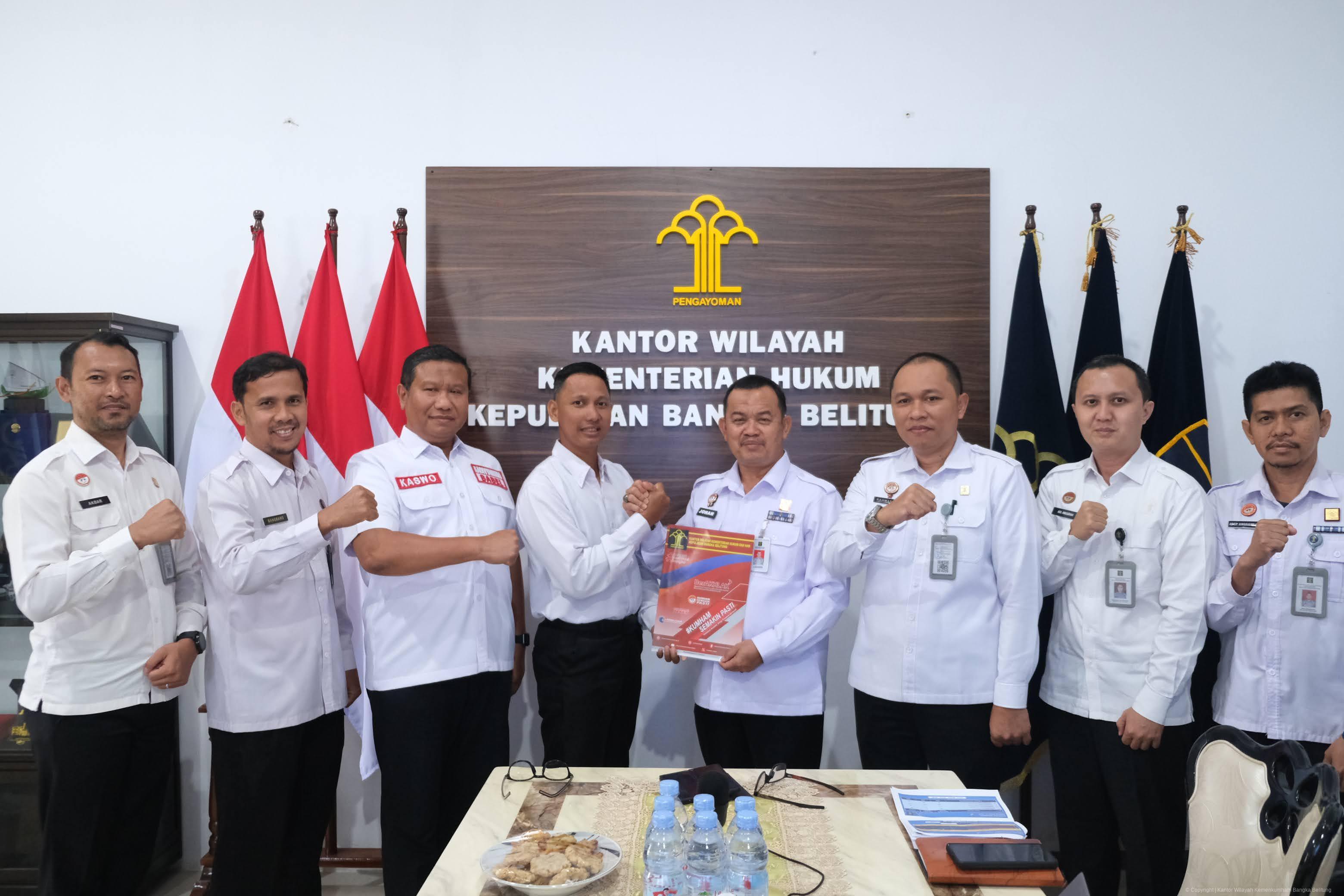 Kanwil Kemenkum Babel Ikuti Serah Terima PPPK Tahun Anggaran 2024 Secara Virtual