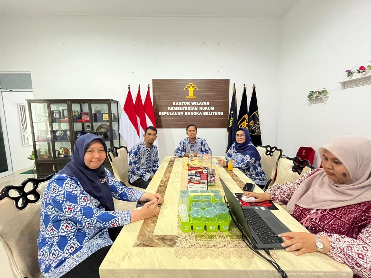 Bahas Pengawasan PNBP Fidusia, Kanwil Kemenkum Babel siap ikuti petunjuk teknis satgas pengawasan PNBP Fidusia