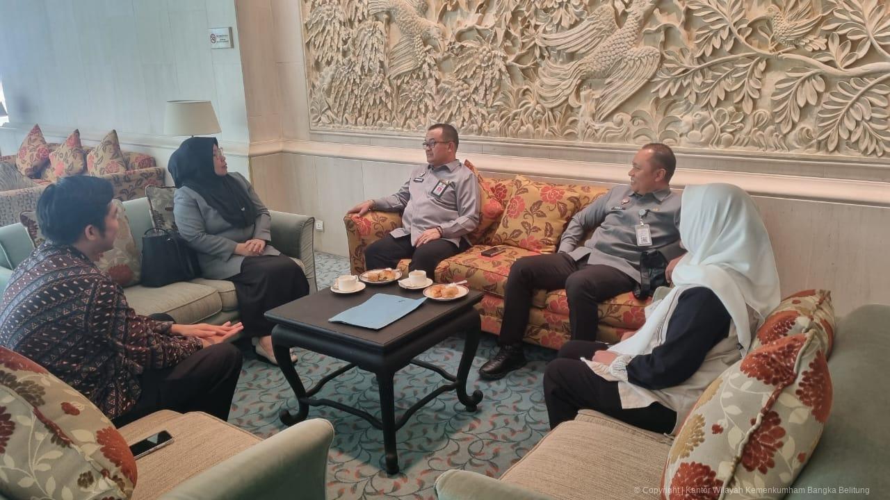 Koordinasi Pembentukan Produk Hukum Daerah, Kanwil Kemenkum Babel Perkuat Sinergi dengan Ditjen Peraturan Perundang-undangan