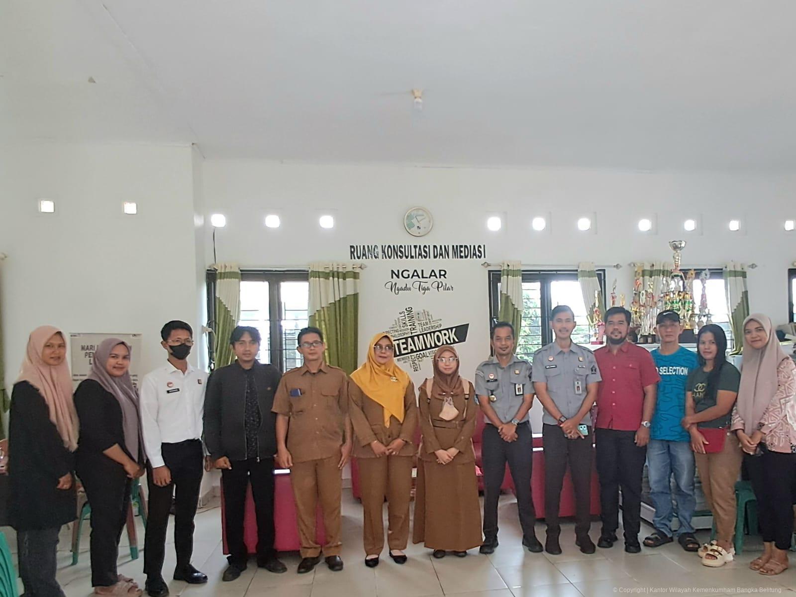 Kanwil Kemenkum Babel Lakukan Koordinasi dengan Kelurahan Jelitik untuk Penguatan Pendaftaran Merek Kolektif