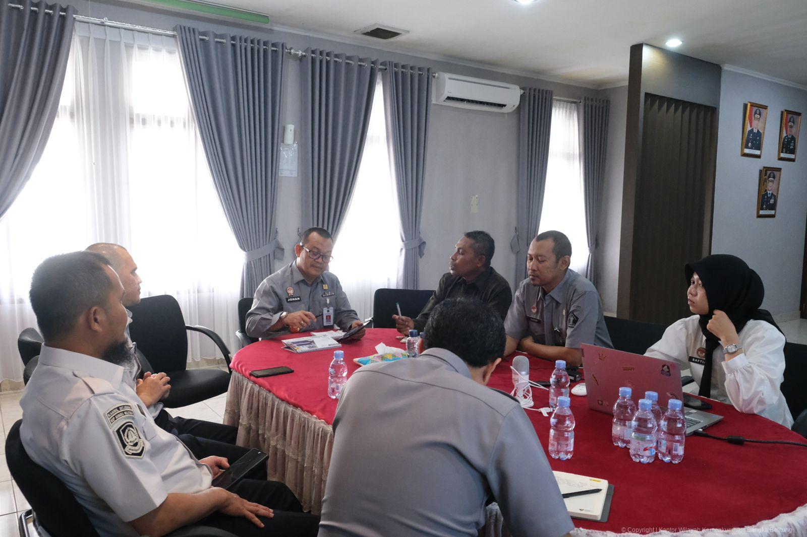 Kanwil Kemenkum Babel Gelar Rapat Koordinasi Penyusunan Jadwal Ceramah Ramadhan di Masjid Al Ikhwan Kanwil KemenkumhamImipas Babel