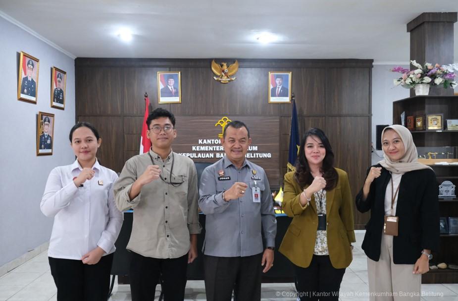 Kanwil Kemenkum Babel Perkuat Sinergi dengan Bank Mandiri Pangkalpinang Pasca Penyaluran Program CSR