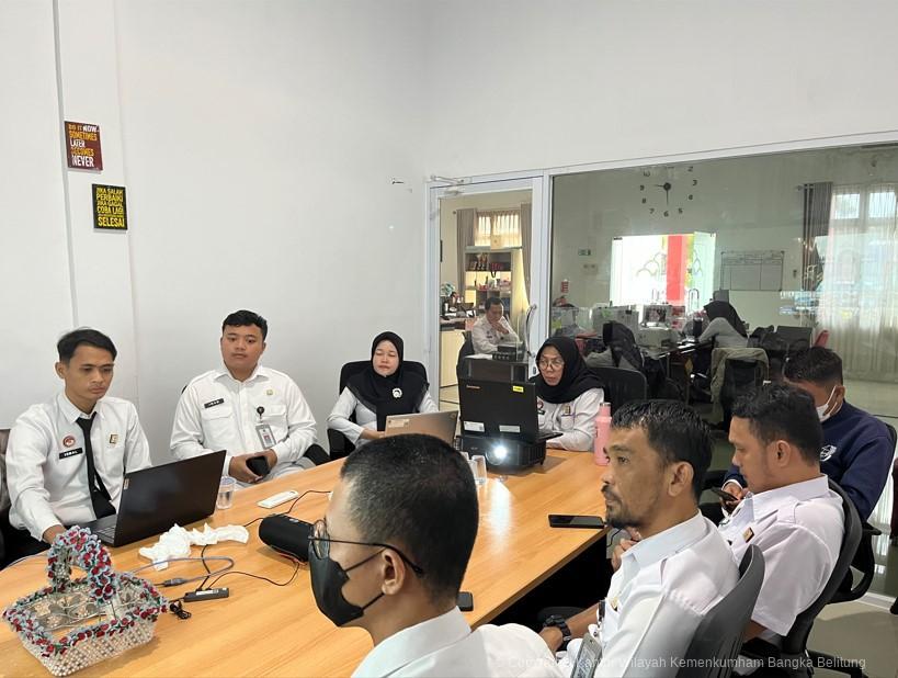 Kanwil Kemenkum Babel Ikuti Sosialisasi Permenkum Nomor 15 Tahun 2025 tentang Penerapan Manajemen Risiko