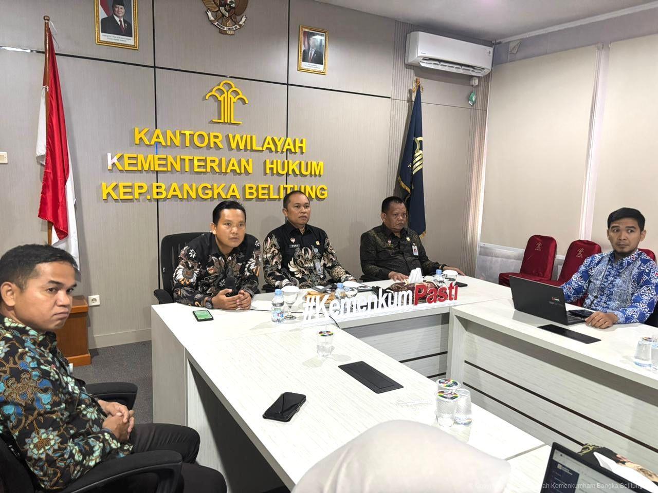 Visi dan Misi Pembangunan Kota Pangkalpinang di Harmonisasi Kanwil Kemenkum Babel