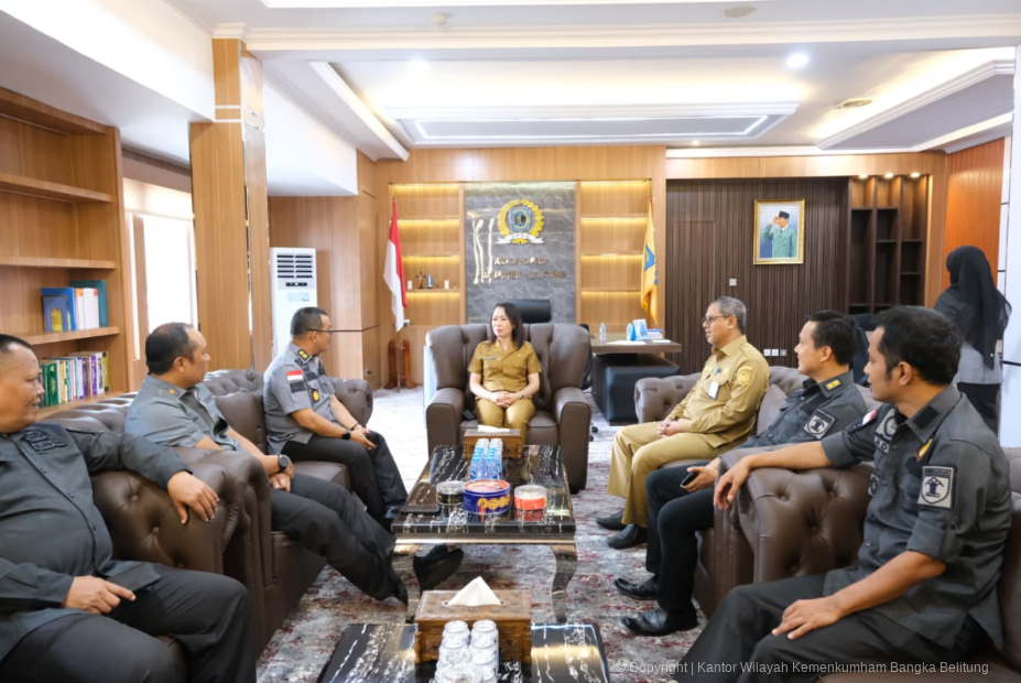 Tingkat Sinergitas Kanwil Kemenkum Babel Koordinasi Rancangan Produk Hukum Daerah di DPRD Kabupaten Belitung