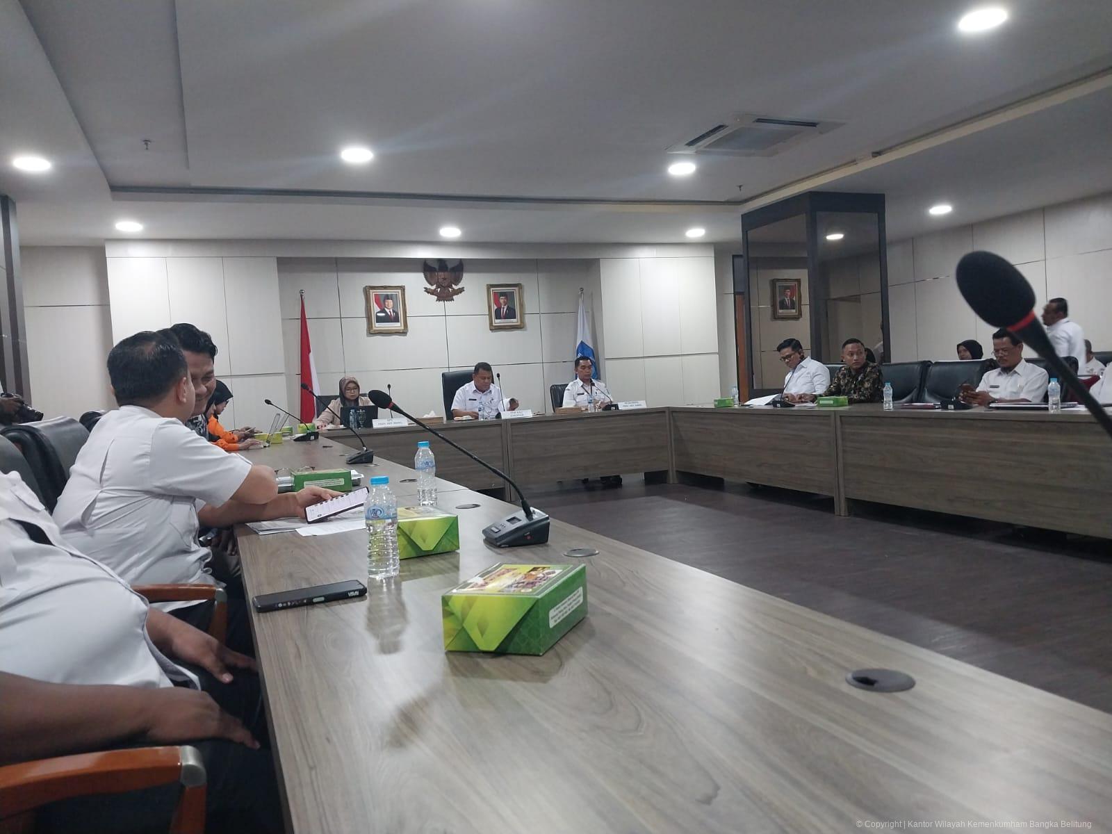 Kanwil Kemenkum Babel Ikuti FGD Indeks Demokrasi Indonesia, Perkuat Sinergi Data dan Evaluasi Pembangunan Politik Daerah