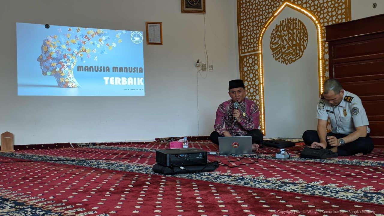 Kanwil Kemenkum Babel Gelar Kajian Pekanan Bertema “Manusia-Manusia Terbaik”