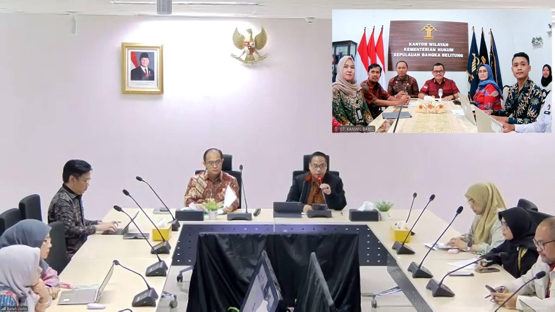 Sambut Challenge Ditjen AHU, Kanwil Kemenkum Babel Siap Raih Performa Tertinggi