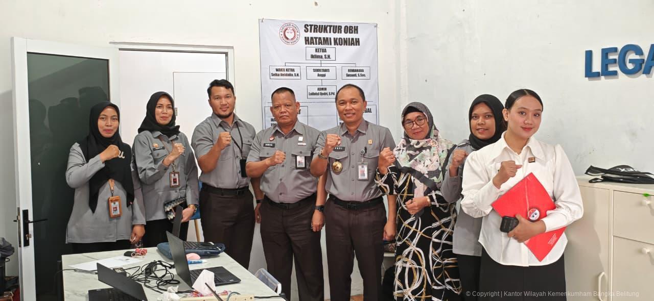 Wujudkan AIEK Yang Berdampak, Kanwil Kemenkum Babel Koordinasi Dengan Organisasi Bantuan Hukum Kabupaten Bangka