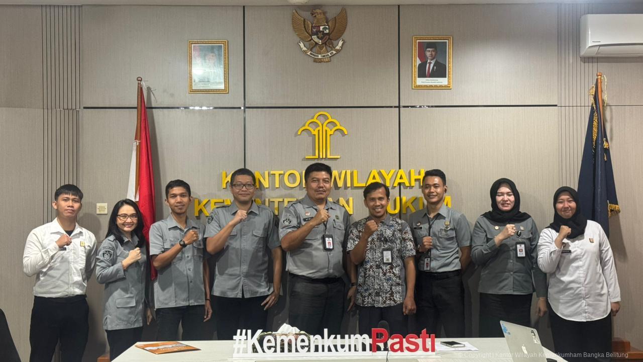 Kanwil Kemenkum Kepulauan Bangka Belitung Ikuti Koordinasi dan Audiensi Ditjen AHU Terkait Permohonan Pendirian Badan Hukum Partai Politik