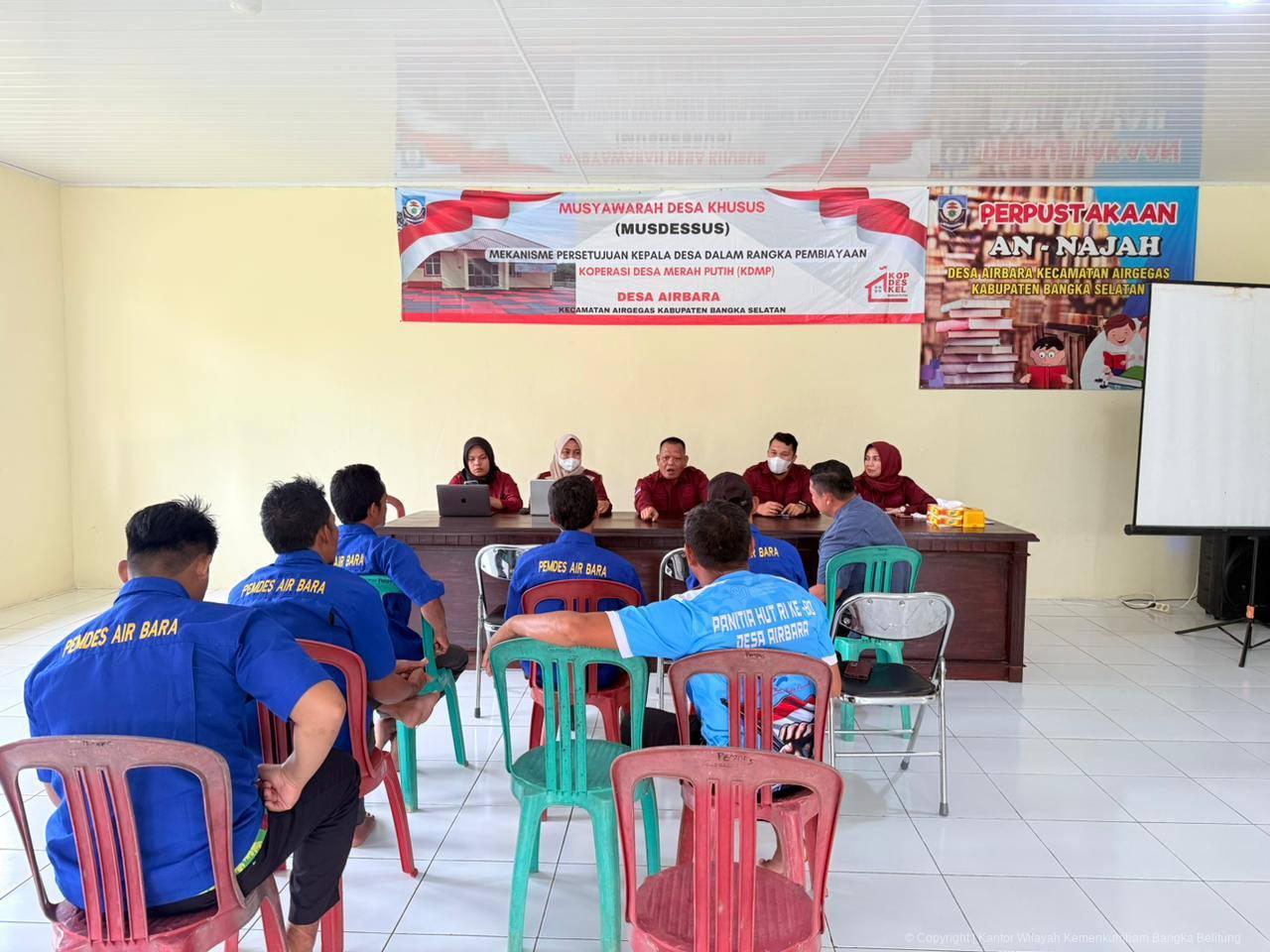 Kanwil Kemenkum Babel Lakukan Pengumpulan Data Evaluasi Dampak Kebijakan Paralegal di Bangka Selatan