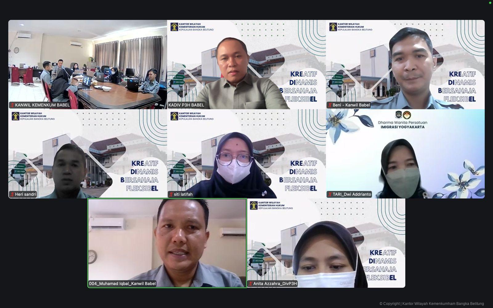 Perkuat Kajian Hukum, Kanwil Kemenkum Babel Laksanakan Rapat Pendalaman Naskah Akademik Dan Ranperda Kabupaten Bangka Tentang Penataan dan Pemberdayaan Pedagang Kaki Lima