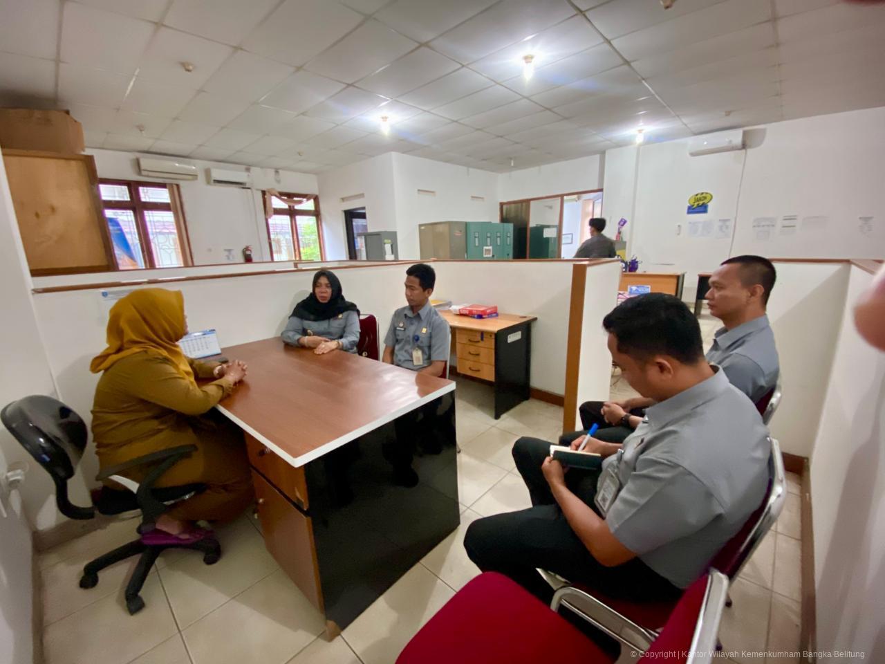 Kanwil Kemenkum Babel Konsultasikan Perencanaan Renovasi Gedung Kantor Permanen ke Dinas PUPR Provinsi Kepulauan Bangka Belitung