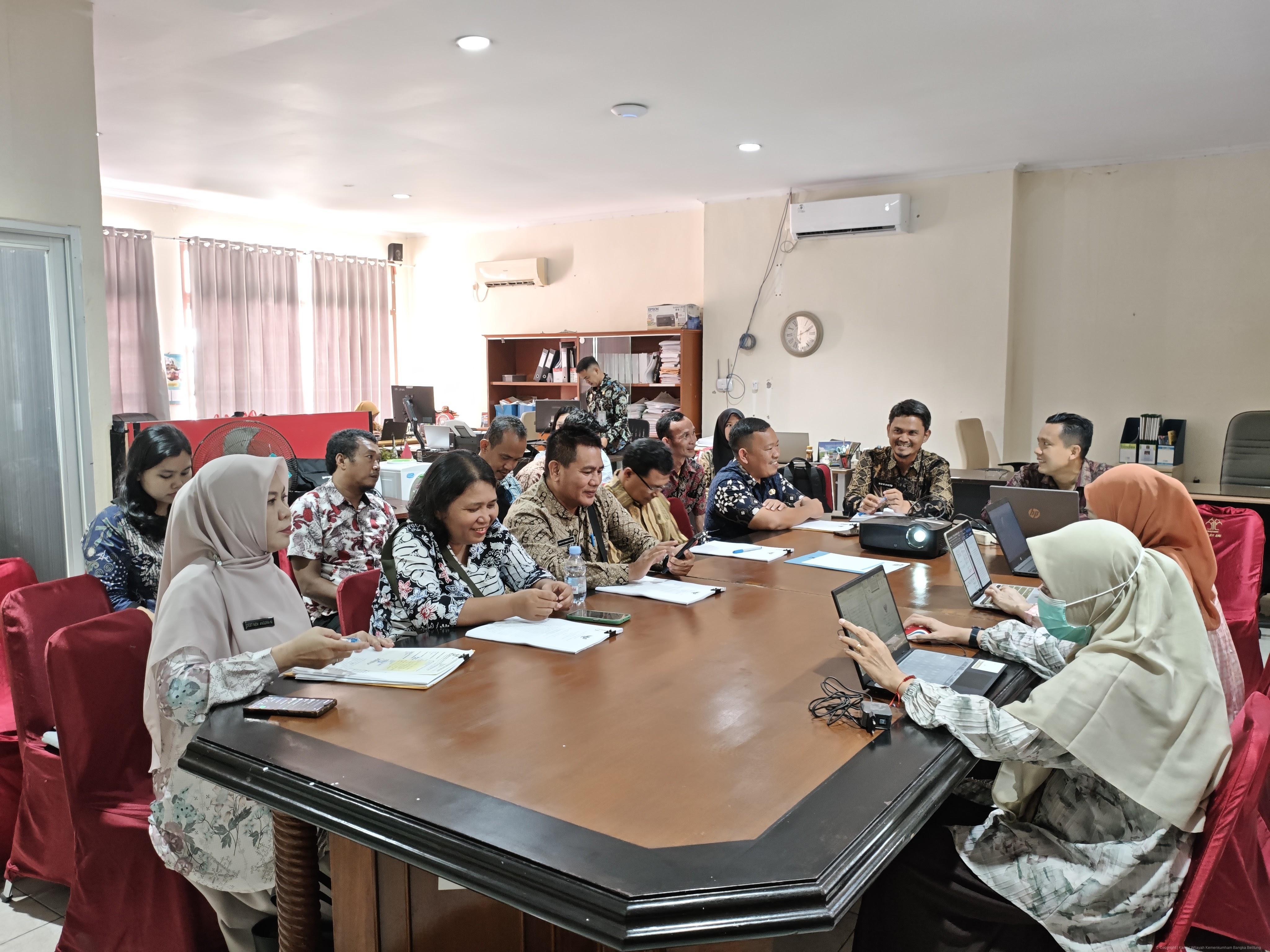 Kanwil Kemenkum Babel Harmonisasikan Ranperbup Bangka Barat Tentang Rencana Detail Tata Ruang Kawasan Perkotaan Parittiga Tahun 2026-2046