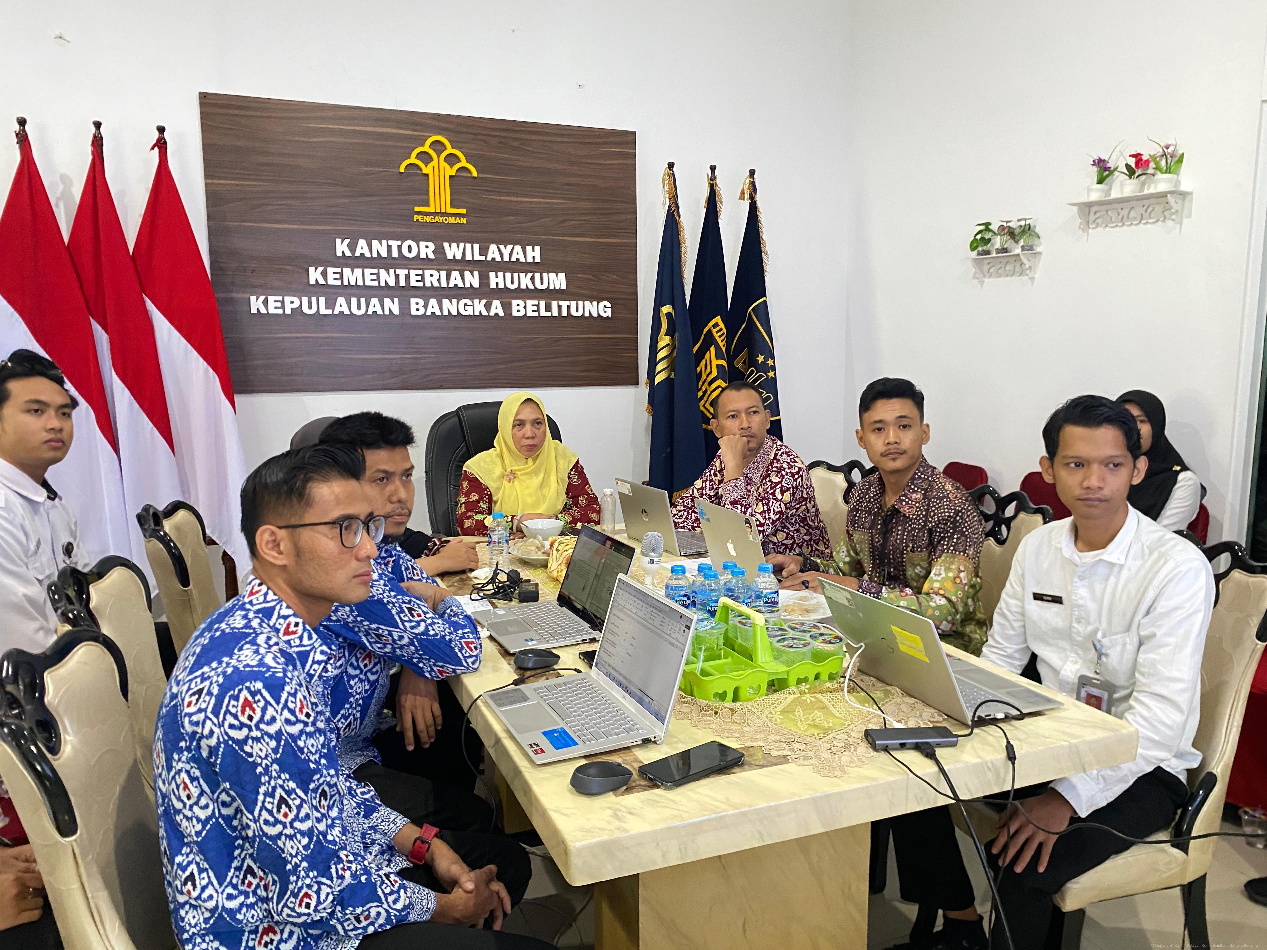 Kanwil Kemenkum Babel Ikuti Pengawasan Kearsipan Tahun 2026, Perkuat Tata Kelola Arsip yang Akuntabel