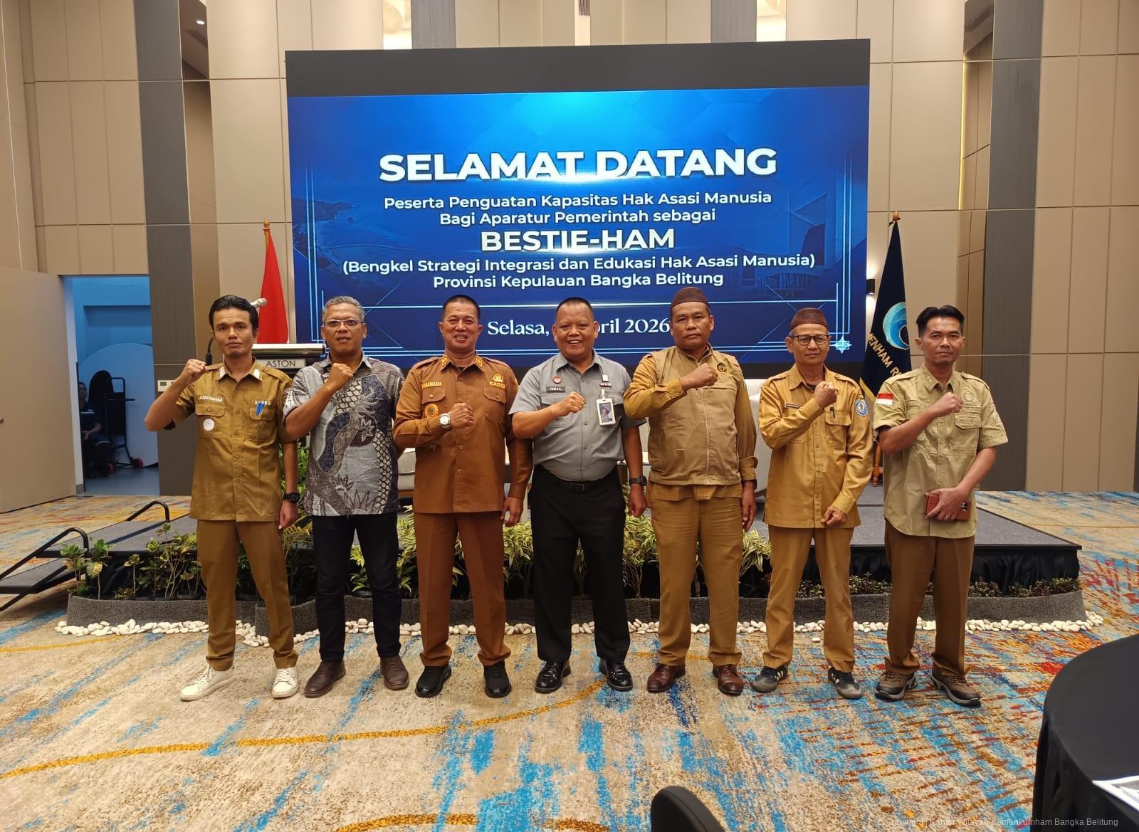 Kanwil Kemenkum Babel Ikuti Kegiatan Penguatan Kapasitas HAM bagi Aparatur Pemerintah sebagai BESTIE-HAM di Provinsi Kepulauan Bangka Belitung